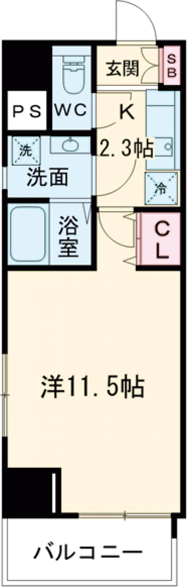 アクシス池袋の間取り