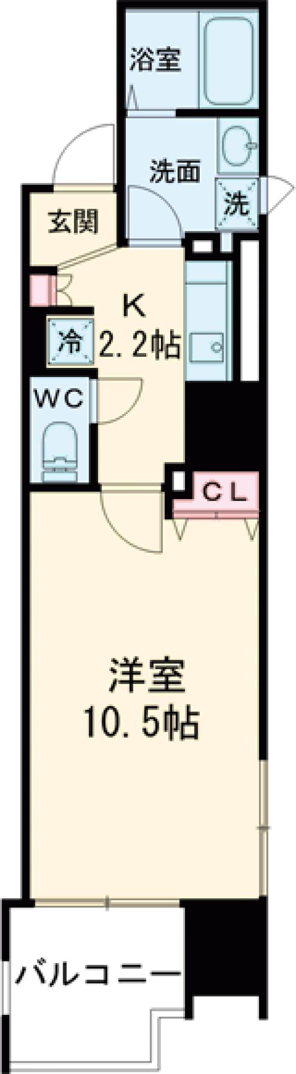 アクシス池袋の間取り