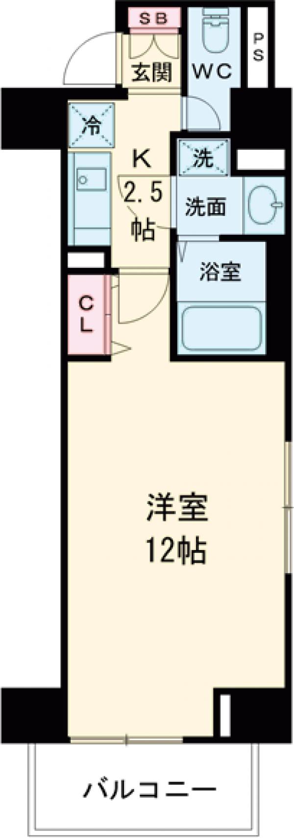 アクシス池袋の間取り