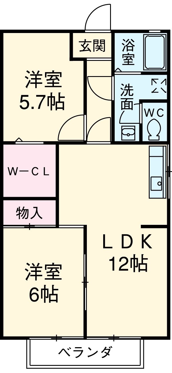 サンパティーの間取り