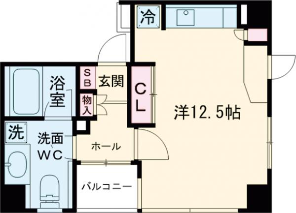 コンフォリア池袋の間取り