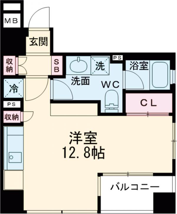 コンフォリア池袋の間取り