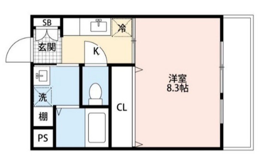 ポン・ドゥ・ボナールⅡの間取り