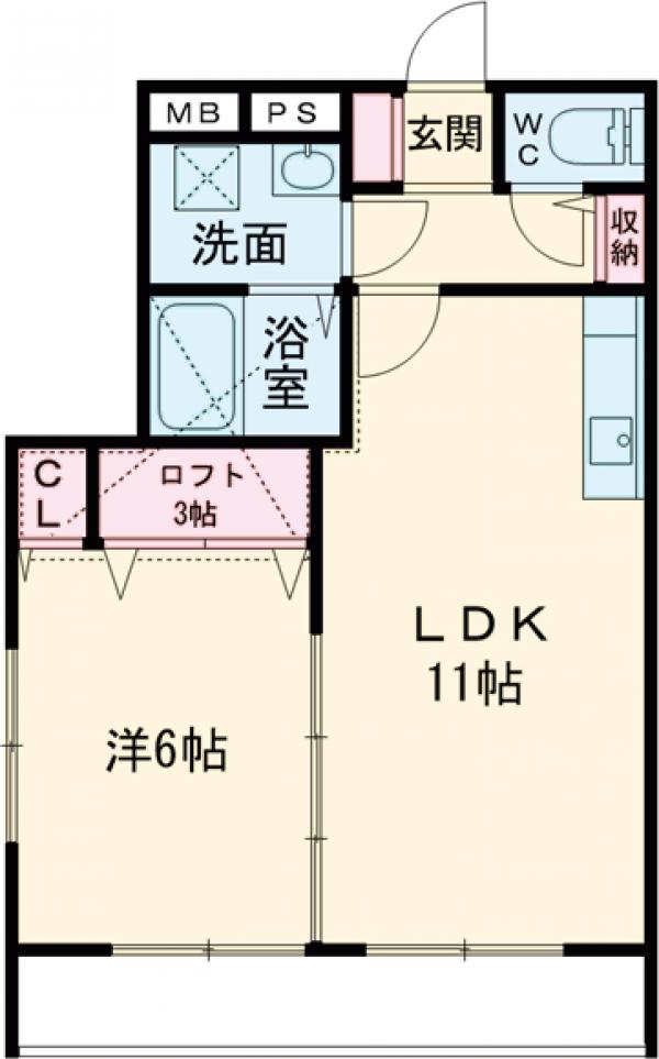 ジュールエストⅡの間取り