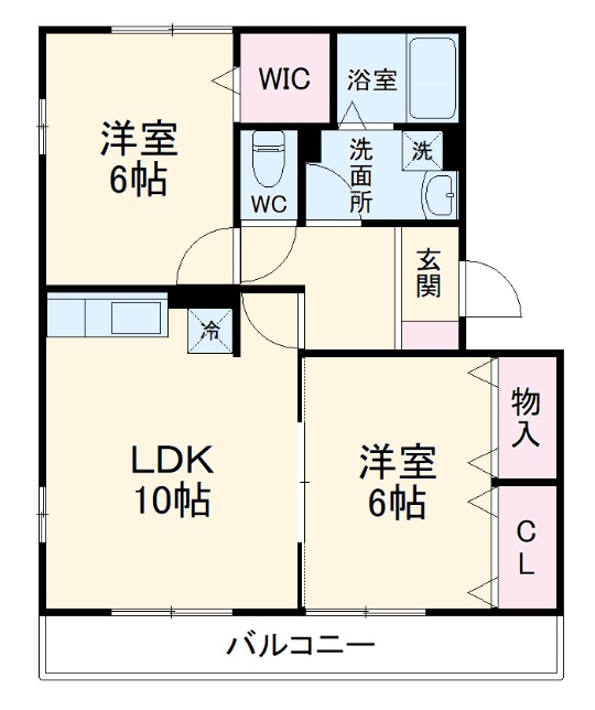 グランド・ソレーユ Ⅰの間取り