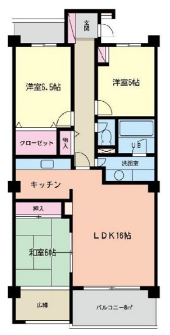 ヴィラ園生の間取り