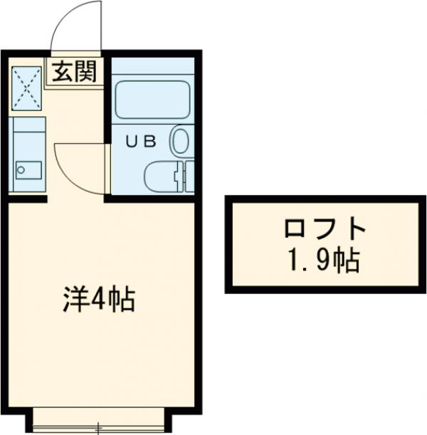 綾瀬パークハイム・202号室の間取り