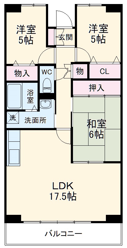 エスポワール八千代の間取り