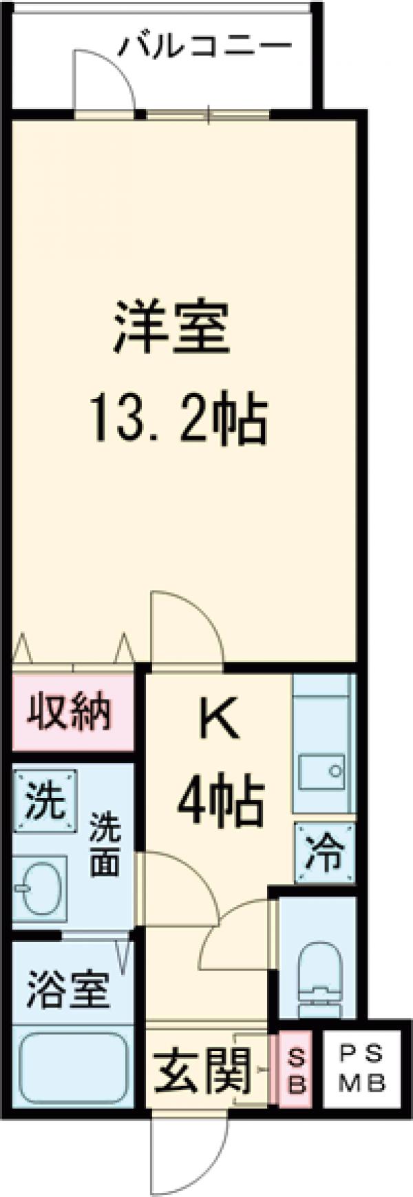 サンリット江北の間取り