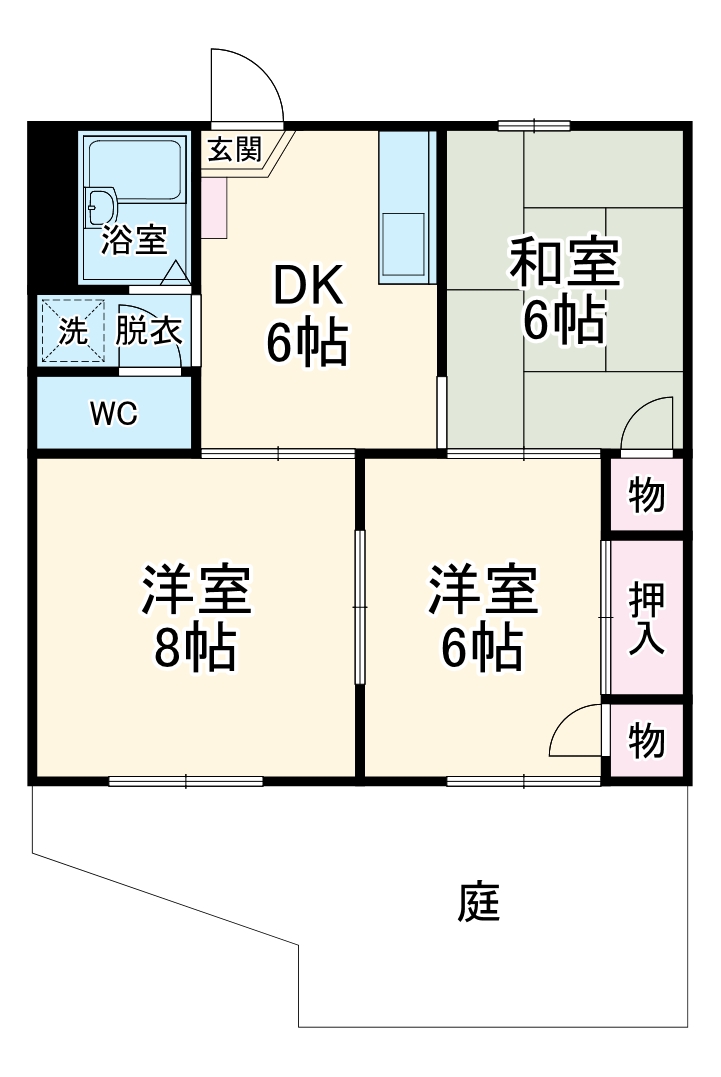 ボナール福塚の間取り