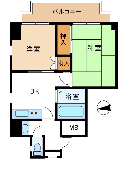 メインステージ北千住の間取り