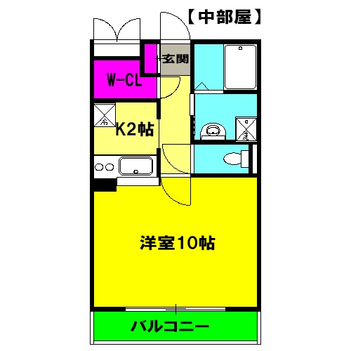 クインスコートの間取り