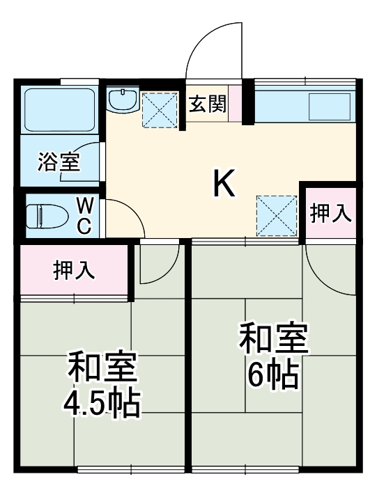 エステールの間取り