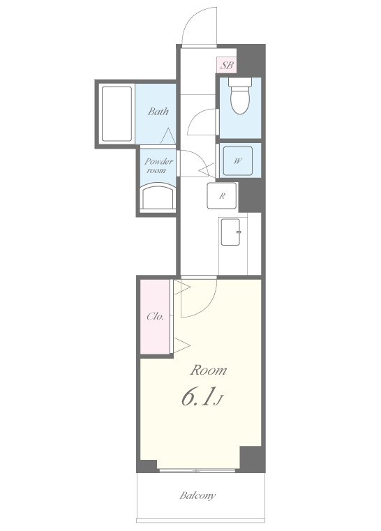眩燈館の間取り