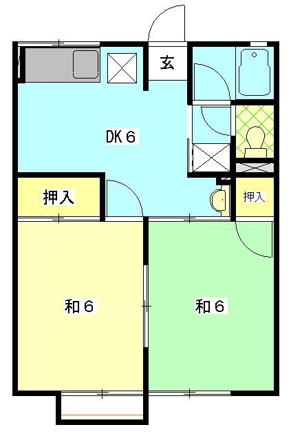 MKハイツの間取り