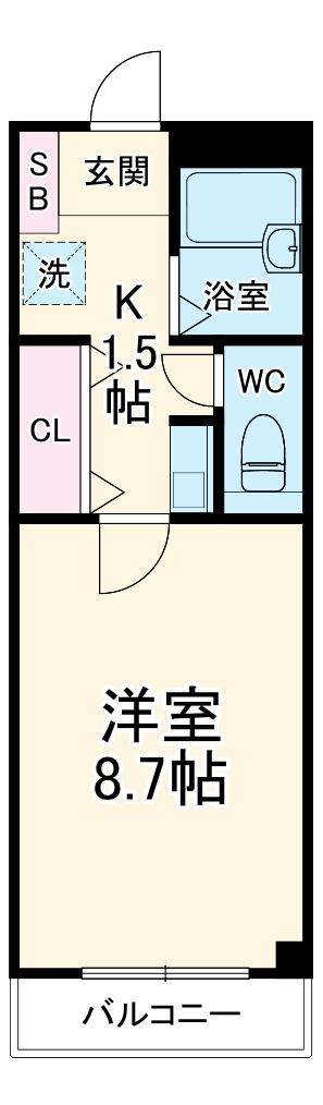 グリーンハイツの間取り