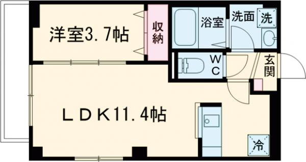 ドヌール長崎の間取り