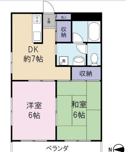 サンライズ春日の間取り