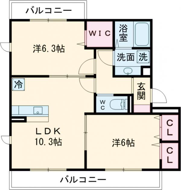 framboiseの間取り