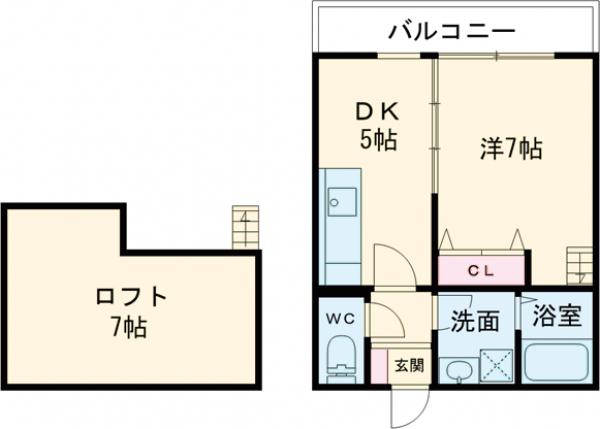 ベルコート博多の間取り