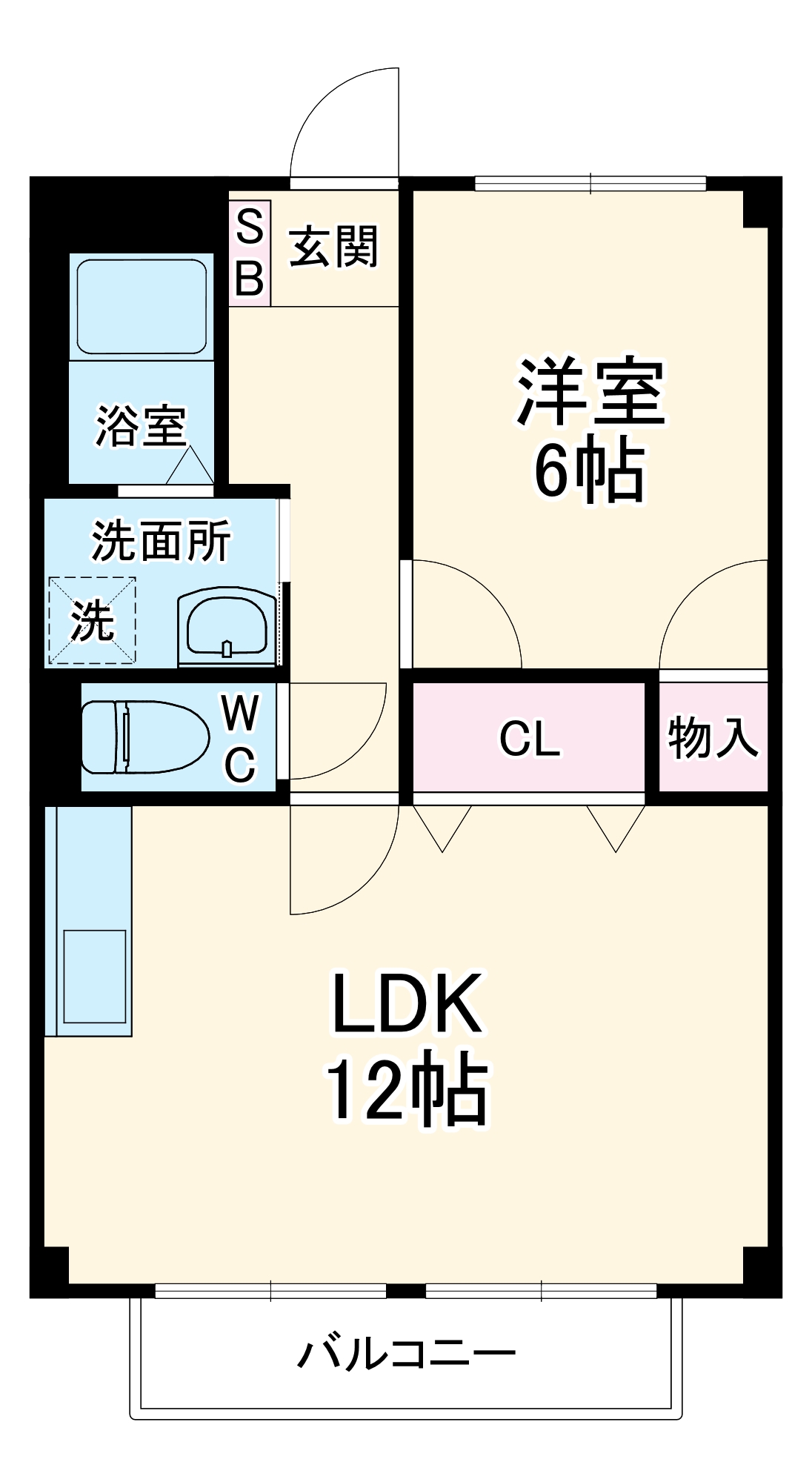 Surplus楓の間取り