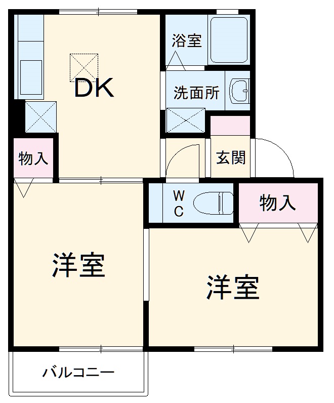 アベニューコートの間取り