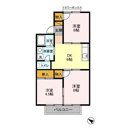 ポテトの間取り