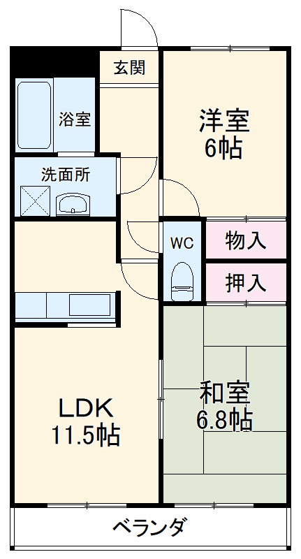 エクセル本郷の間取り