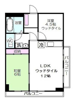 ペアシティハウス竹の塚の間取り