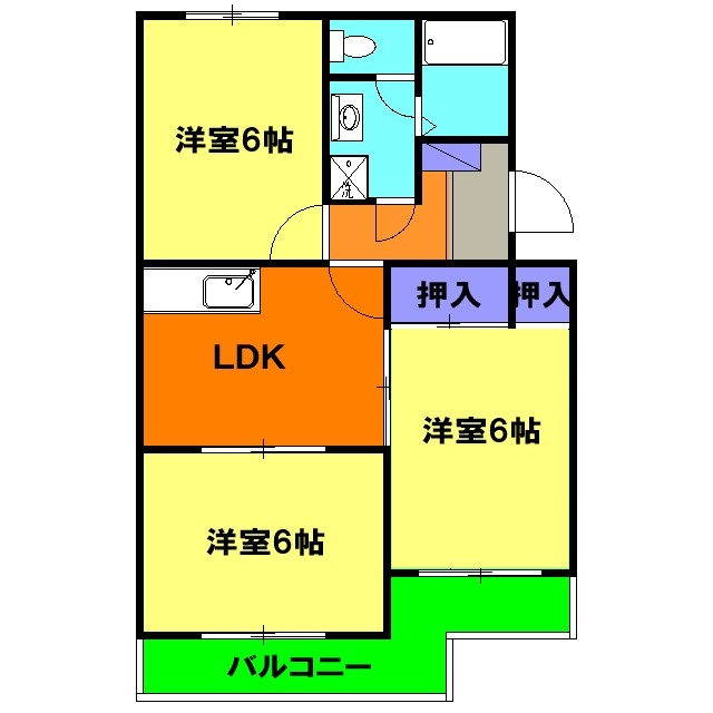 グランメールの間取り