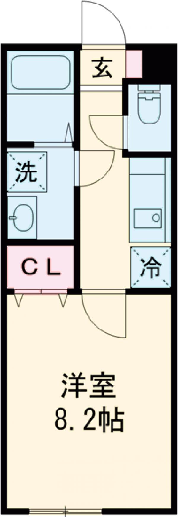 KNハウス五反野Aの間取り