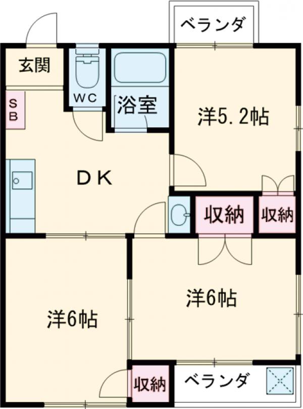ヴィラアライ成城の間取り