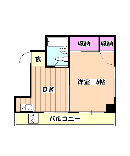 フジハイツの間取り