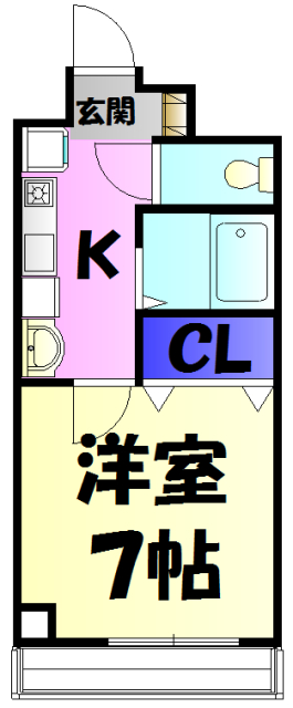 ヴァンベール稲毛の間取り