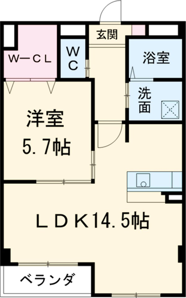 エルミタージュの間取り