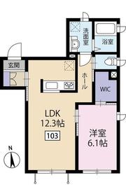 シャーメゾン竹の塚の間取り