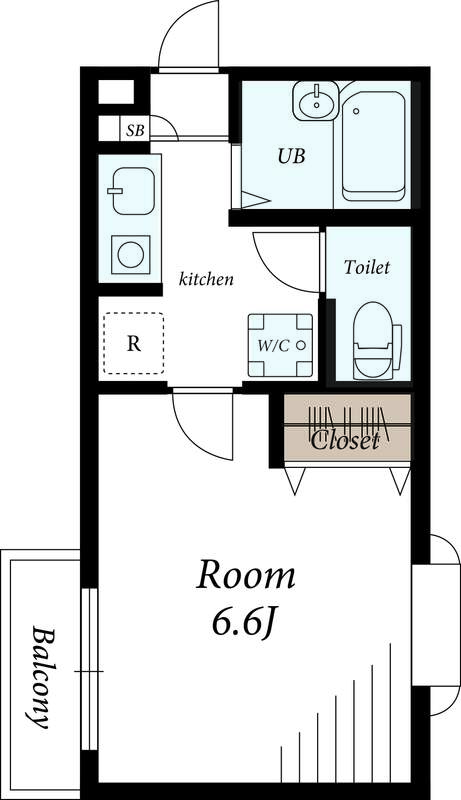 ベルダ・ビレッジオⅡの間取り