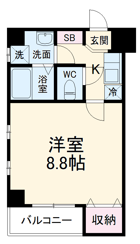 シンシア壱番館の間取り