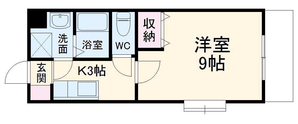 高御所ロイヤルマンションの間取り