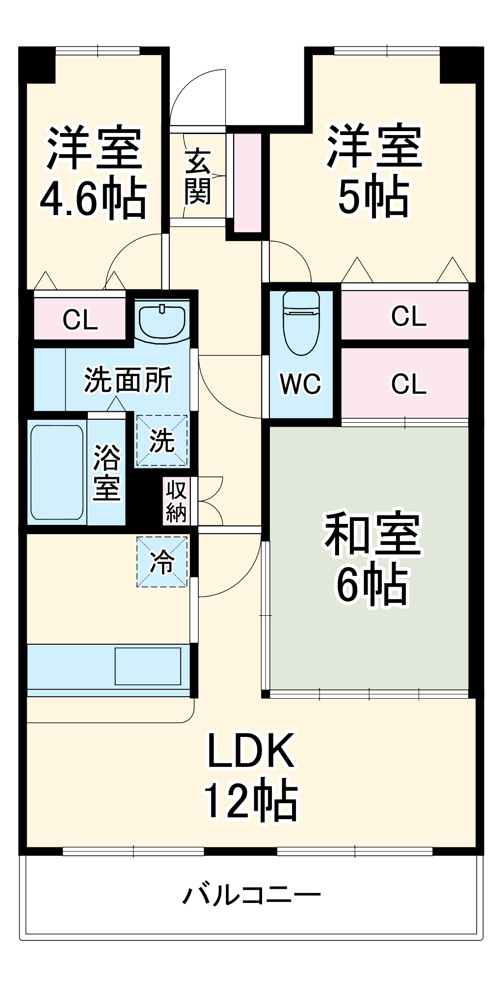 パークファミリア八千代台の間取り
