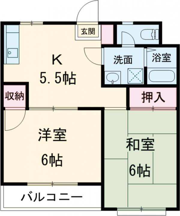 サンヴェール関原の間取り