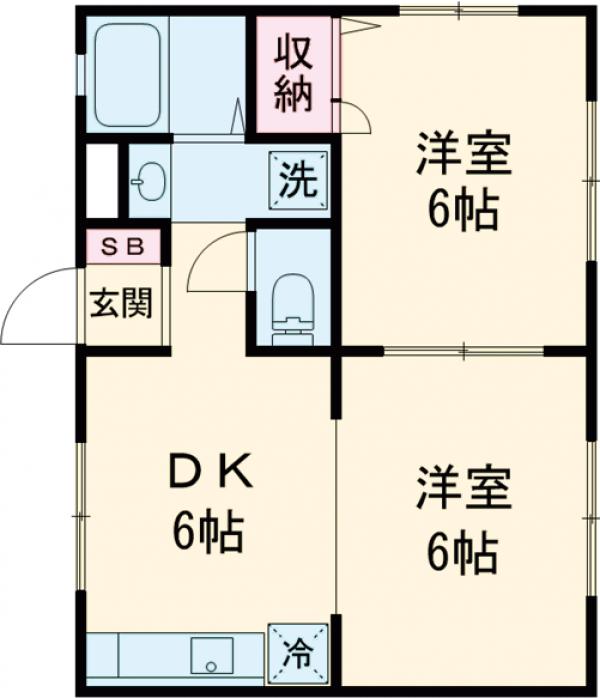 シティーハイツ青井の間取り