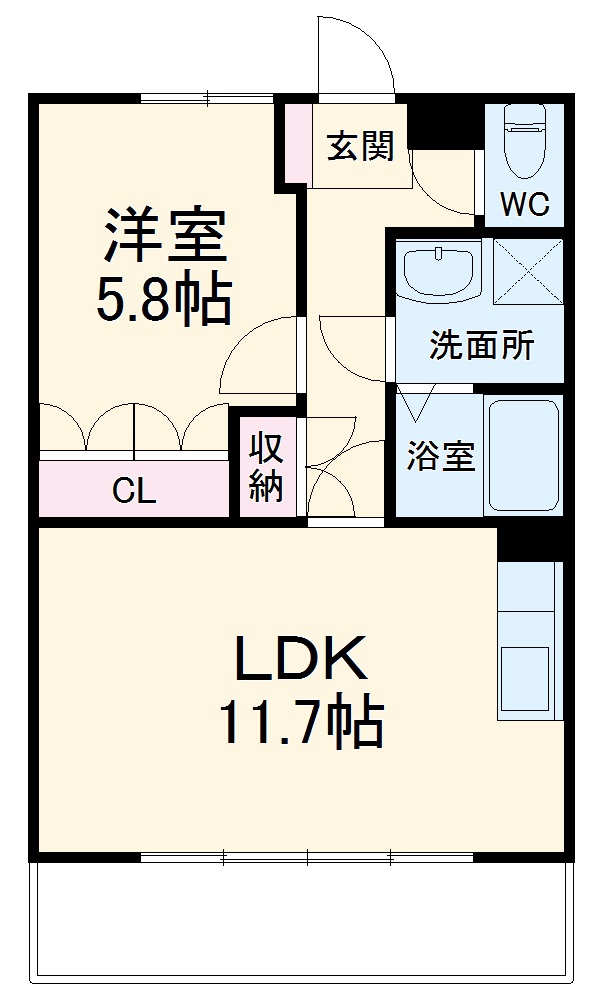 グロリオーサの間取り