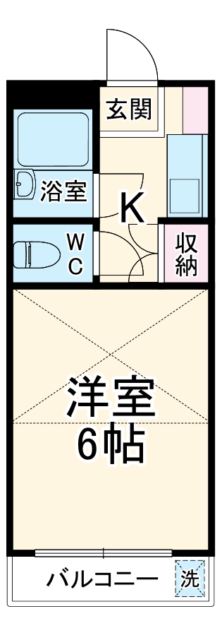 ジュネパレス八千代第16の間取り