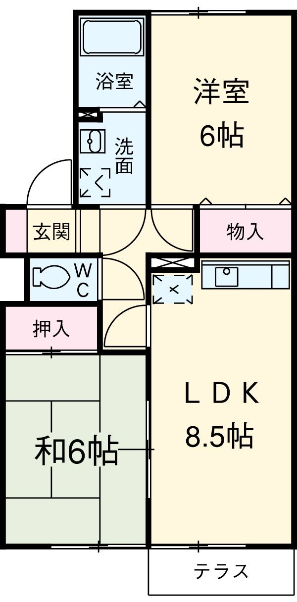 プチドリームの間取り