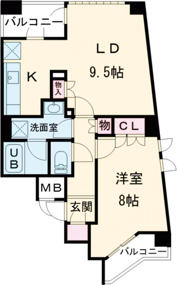 サンピエス池袋の間取り