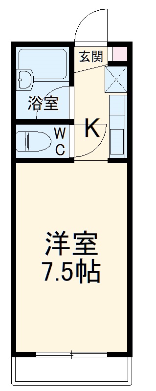 フローラル壱番館の間取り