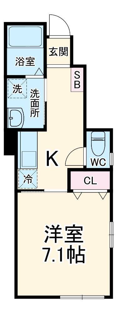 クレアシオン八千代台西A棟の間取り