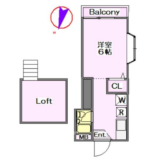 Patio Heights(パティオハイツ)の間取り