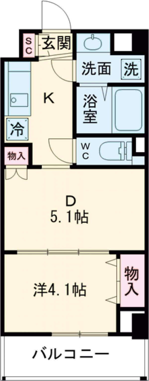 デュオステージ大塚の間取り